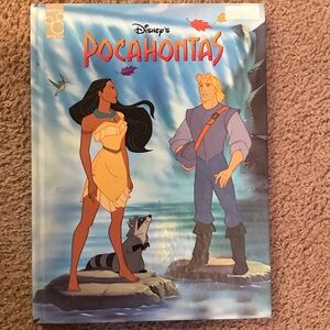 Disney Pocahontas Book with Blue and Yellow Cover